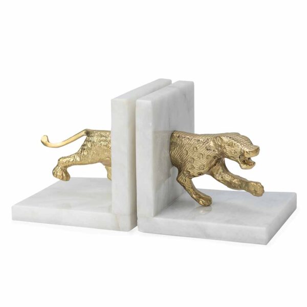 Panthera Bookend featuring a bold and stylish design, perfect for organizing books while adding a fierce decorative accent to UAE interiors.