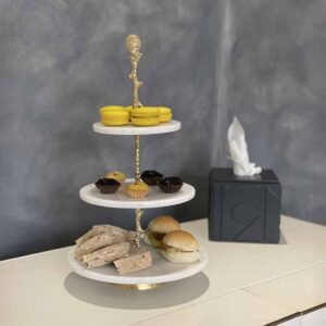 Coral 3 Tier Serving Platter