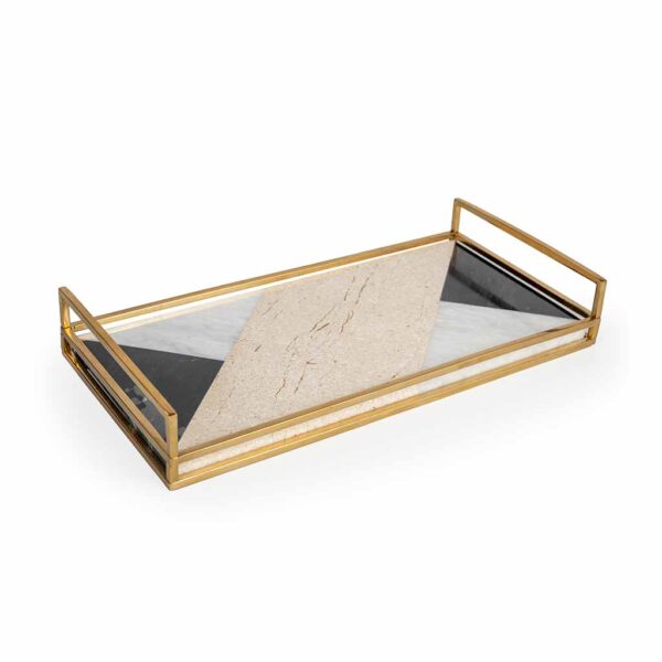 Vulcano Tray with a contemporary design, ideal for serving food and beverages or displaying decorative items in stylish UAE interiors.