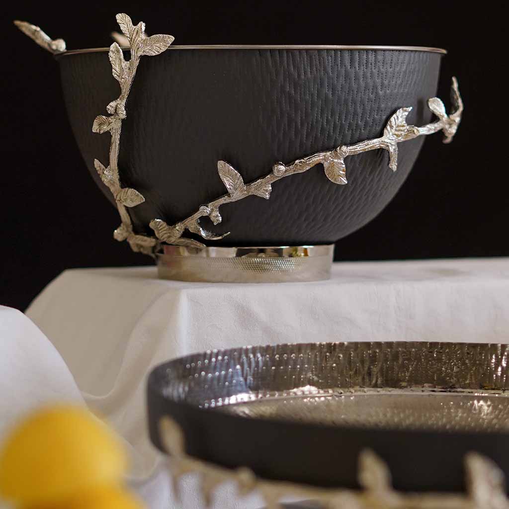 Flora Serving Deep Bowls , serving bowls in UAE , white serving bowls , large serving bowls , dessert serving bowl , best serving bowls, salad serving bowl